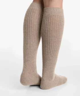 Calze lunghe 18% cashmere 13% lana