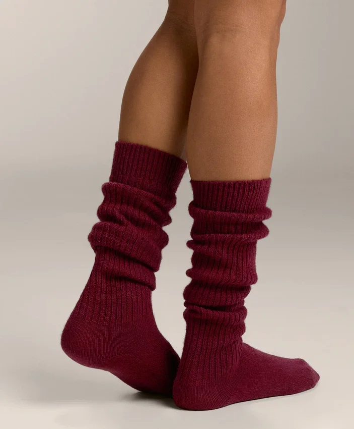 Calze lunghe 18% cashmere 13% lana Calze lunghe 18% cashmere 13% lana