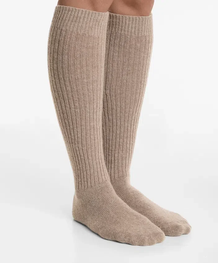 Calze lunghe 18% cashmere 13% lana Calze lunghe 18% cashmere 13% lana