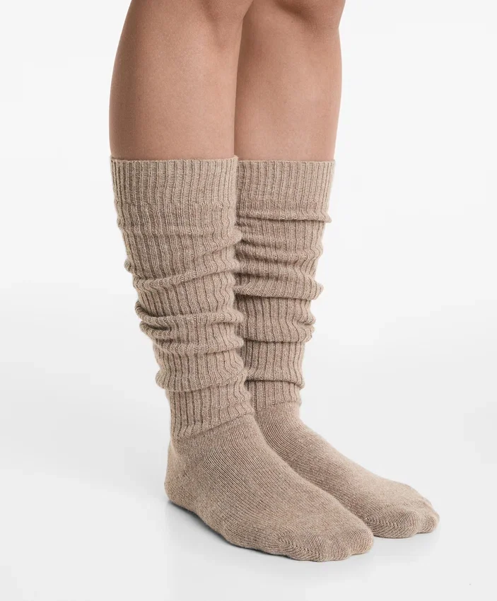 Calze lunghe 18% cashmere 13% lana Calze lunghe 18% cashmere 13% lana
