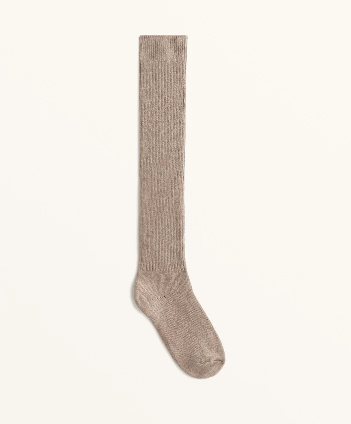Calze lunghe 18% cashmere 13% lana Calze lunghe 18% cashmere 13% lana
