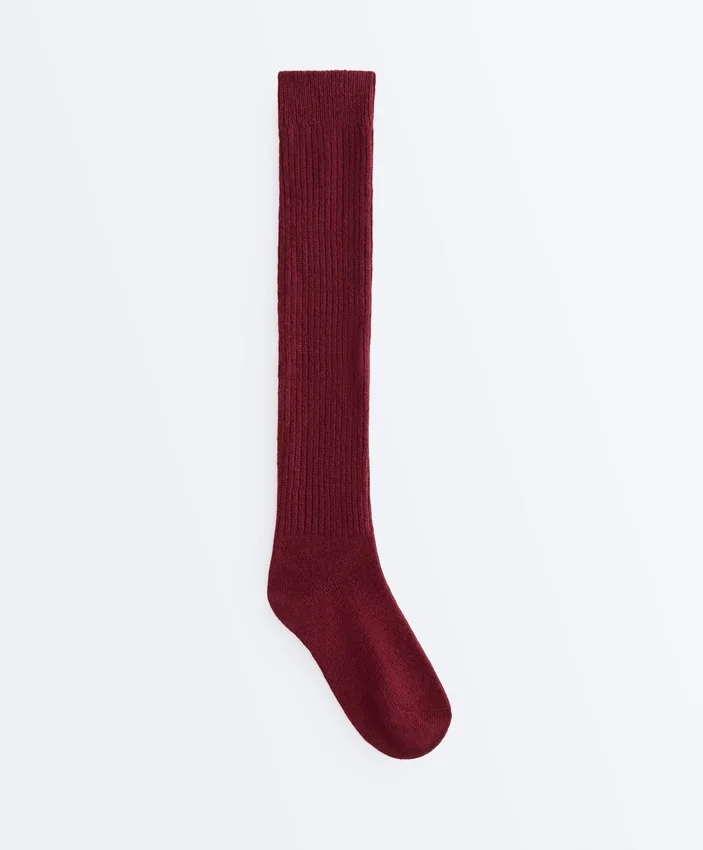 Calze lunghe 18% cashmere 13% lana Calze lunghe 18% cashmere 13% lana