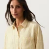 Camicia di pantaloncini in 100% lino