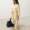 Camicia di pantaloncini in 100% lino