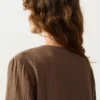 Camicie a maniche lunghe con lacci, 100% cotone