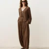 Camicie a maniche lunghe con lacci, 100% cotone