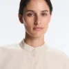 Camicie con colletto alla coreana in 100% cotone Camicie con colletto alla coreana in 100% cotone