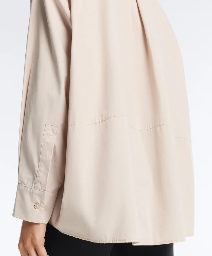Camicie con colletto alla coreana in 100% cotone Camicie con colletto alla coreana in 100% cotone