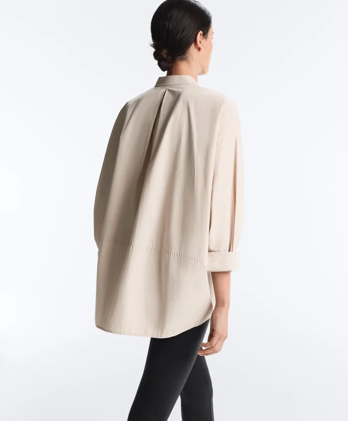 Camicie con colletto alla coreana in 100% cotone Camicie con colletto alla coreana in 100% cotone