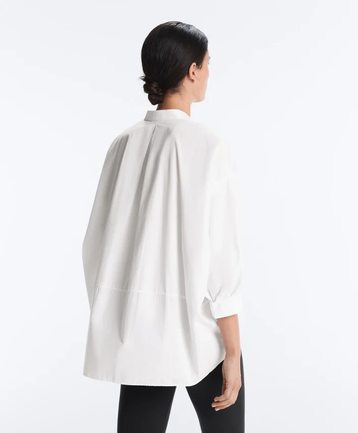 Camicie con colletto alla coreana in 100% cotone Camicie con colletto alla coreana in 100% cotone
