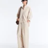 Camicie con colletto alla coreana in 100% cotone Camicie con colletto alla coreana in 100% cotone
