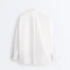 Camicie con colletto alla coreana in 100% cotone Camicie con colletto alla coreana in 100% cotone