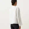 Camicie con colletto alla coreana in 100% lino