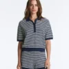 Camicie in maglia a righe 100% cotone Camicie in maglia a righe 100% cotone
