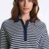 Camicie in maglia a righe 100% cotone Camicie in maglia a righe 100% cotone