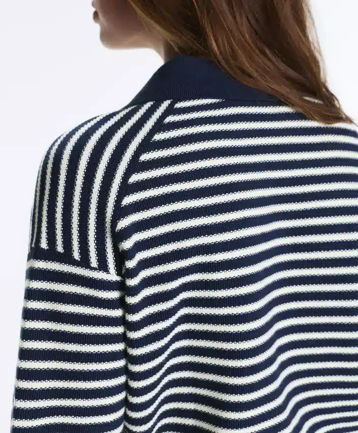 Camicie in maglia a righe 100% cotone Camicie in maglia a righe 100% cotone