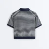 Camicie in maglia a righe 100% cotone Camicie in maglia a righe 100% cotone