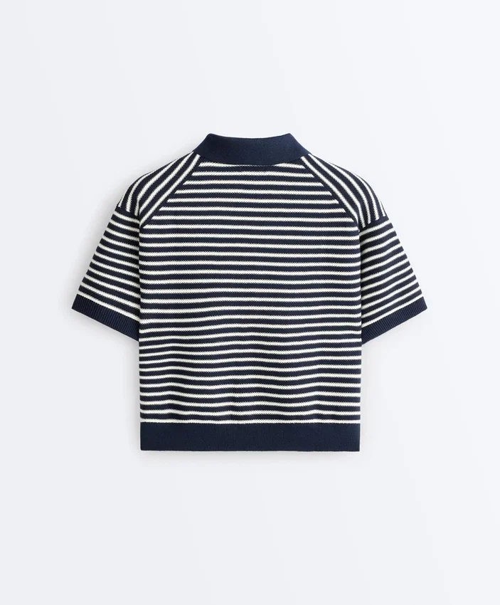 Camicie in maglia a righe 100% cotone Camicie in maglia a righe 100% cotone