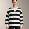 Camicie in piqué di cotone a righe Camicie in piqué di cotone a righe