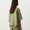 Camicie oversize a maniche corte in 100% lino Camicie oversize a maniche corte in 100% lino