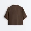 Camicie oversize a maniche corte in 100% lino Camicie oversize a maniche corte in 100% lino