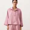 Camicie oversize a maniche lunghe in 100% lino Camicie oversize a maniche lunghe in 100% lino