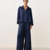 Camicie oversize a maniche lunghe in 100% lino Camicie oversize a maniche lunghe in 100% lino