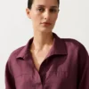 Camicie oversize a maniche lunghe in 100% lino Camicie oversize a maniche lunghe in 100% lino