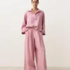 Camicie oversize a maniche lunghe in 100% lino Camicie oversize a maniche lunghe in 100% lino