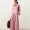 Camicie oversize a maniche lunghe in 100% lino Camicie oversize a maniche lunghe in 100% lino