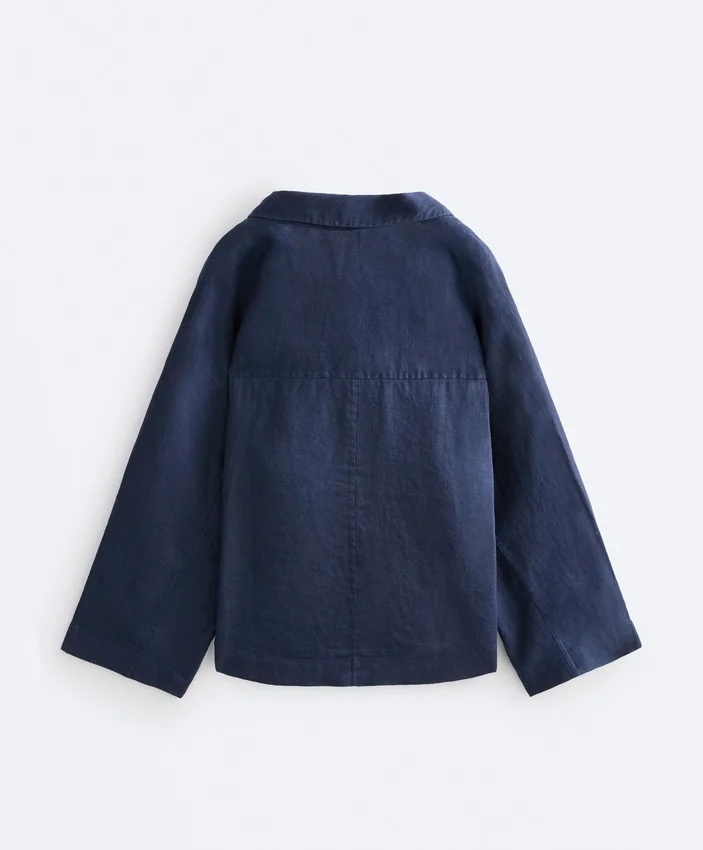 Camicie oversize a maniche lunghe in 100% lino Camicie oversize a maniche lunghe in 100% lino