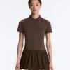 Camicie slim fit in cotone piqué Camicie slim fit in cotone piqué