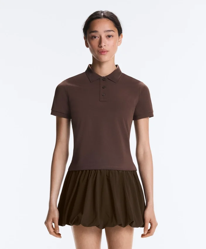 Camicie slim fit in cotone piqué Camicie slim fit in cotone piqué