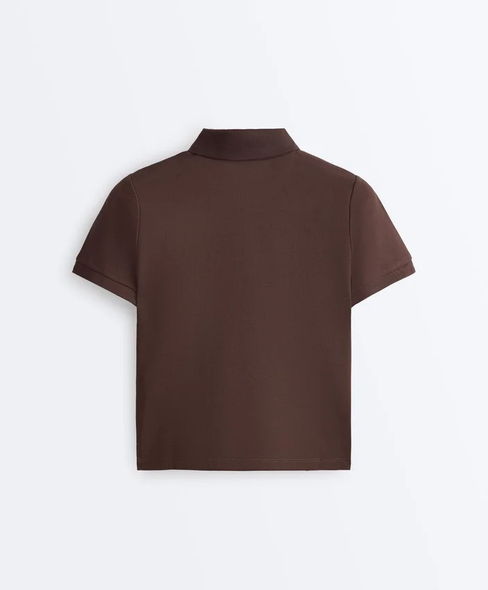 Camicie slim fit in cotone piqué Camicie slim fit in cotone piqué