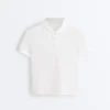 Camicie slim fit in cotone piqué Camicie slim fit in cotone piqué