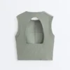 Canotte Comfortlux senza maniche a costine