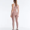 Leggings a vita alta, Compressive, con Core Control e lunghezza alla caviglia, con dettagli a contrasto Leggings a vita alta, Compressive, con Core Control e lunghezza alla caviglia, con dettagli a contrasto