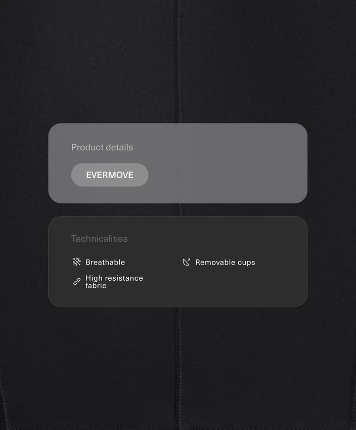 Canotte Evermove avec spallines Canotte Evermove avec spallines