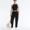 Pantaloni tuta aderenti in modal a costine Soft Touch