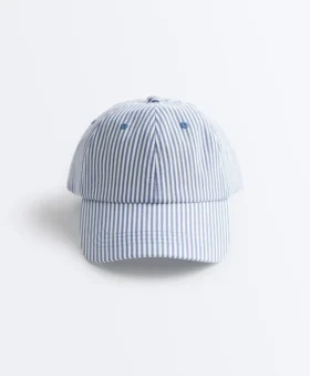 Cappellino a righe 100% cotone