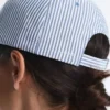 Cappellino a righe 100% cotone
