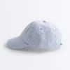 Cappellino a righe 100% cotone