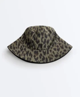 Cappellino impermeabile 10K con stampa leopardata