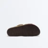 Ciabatte con fibbia in pelle crosta Ciabatte con fibbia in pelle crosta