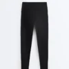 Compressive High Rise Ankle-Length Basic Leggings Compressive High Rise Ankle-Length Basic Leggings
