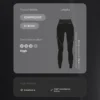 Compressive High Rise Ankle-Length Basic Leggings Compressive High Rise Ankle-Length Basic Leggings
