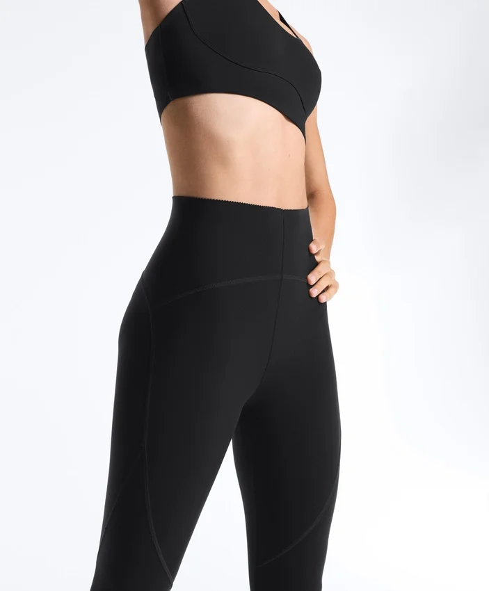 Compressive High Rise Ankle-Length Basic Leggings Compressive High Rise Ankle-Length Basic Leggings