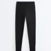 Compressive High Rise Ankle-Length Basic Leggings Compressive High Rise Ankle-Length Basic Leggings