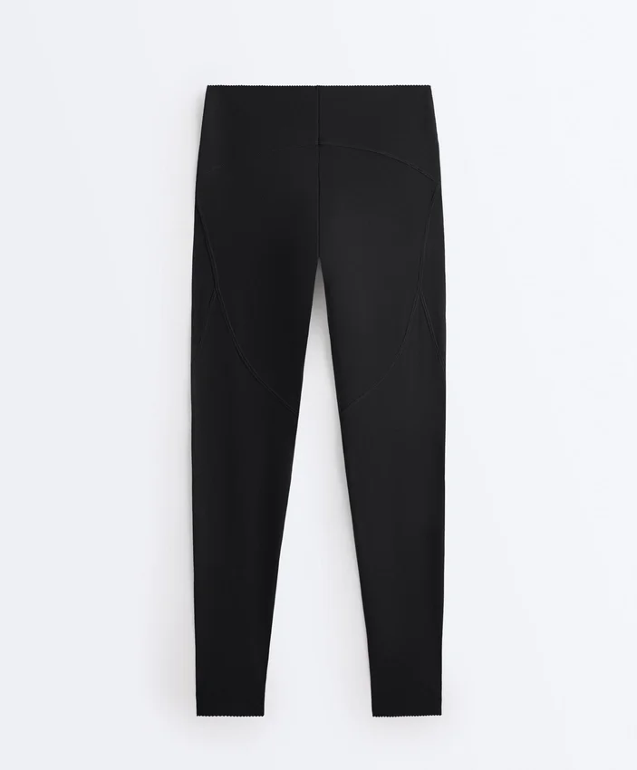 Compressive High Rise Ankle-Length Basic Leggings Compressive High Rise Ankle-Length Basic Leggings