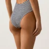 Costume intero a fascia a righe Costume intero a fascia a righe
